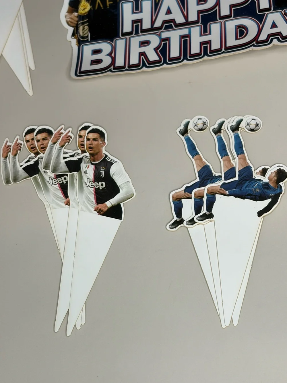 Birthday Cake Toppers - Soccer Ronaldo